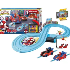 SPIDERMAN Carrera First - Circuito Spidey* Vehículos Y Circuitos