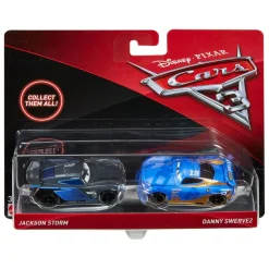 MATTEL ESPANA Cars - Jackson Storm y Danny Swervez - Pack 2 Coches Cars 3