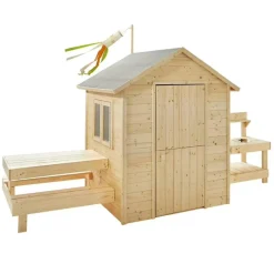 SOULET Casa infantil de madera Blanche* Casas