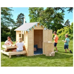SOULET Caseta de madera infantil con mesa de picnic Tiana* Casas