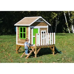 MASGAMES Casita elevada de madera Flam* Casas