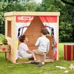 SOULET Casita infantil de madera Bombero