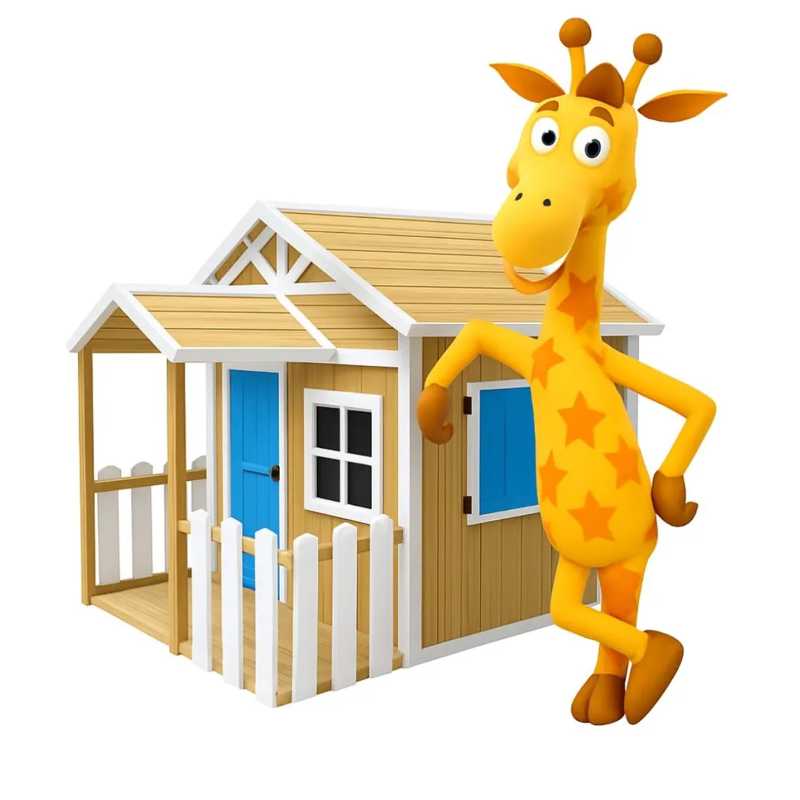 MASGAMES Casita infantil Olden de madera Azul* Casas