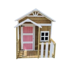 MASGAMES Casita infantil Olden de madera Rosa* Casas