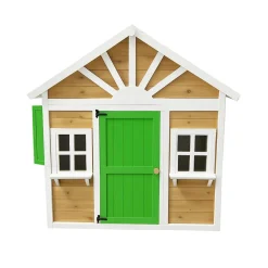 MASGAMES Casita infantil Visby de madera Verde* Casas