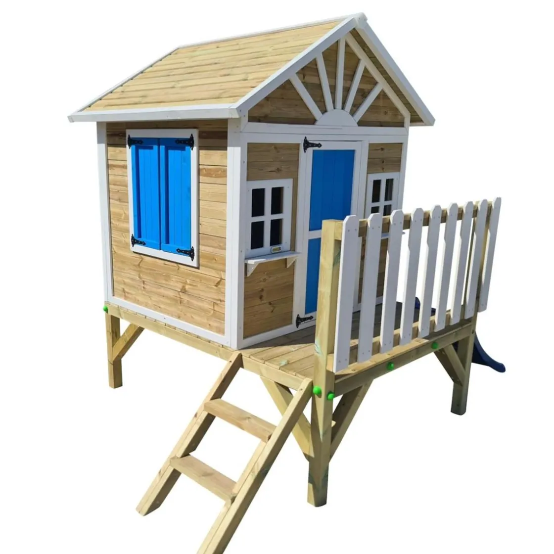 MASGAMES Casita Visby elevada 60 cm Azul* Casas