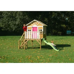 MASGAMES Casita Visby elevada 90 cm Rosa* Casas