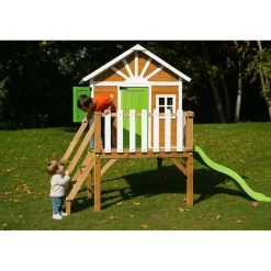 MASGAMES Casita Visby elevada 90 cm Verde* Casas
