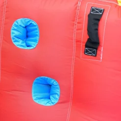 OUTSUNNY Castillo Hinchable Cohete con piscina, 2 toboganes, minimuro de escalada y cama de salto 330 cm* Castillos Hinchables