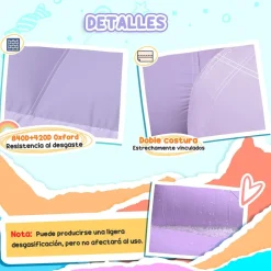 AIYAPLAY Castillo Hinchable con Tobogán Doble y Área de Salto* Castillos Hinchables