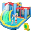 AIYAPLAY Castillo inflable 5 en 1 con tobogán y piscinas* Castillos Hinchables