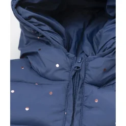 Prenatal Cazadora niña azul marino con corazones allover* Niña 2-10 Años·Abrigos Y Plumíferos|Niña·Niña 2-10 Años