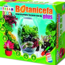 CEFA Toys - Terrario educativo con luz y libro guía Botani Plus ㅤ