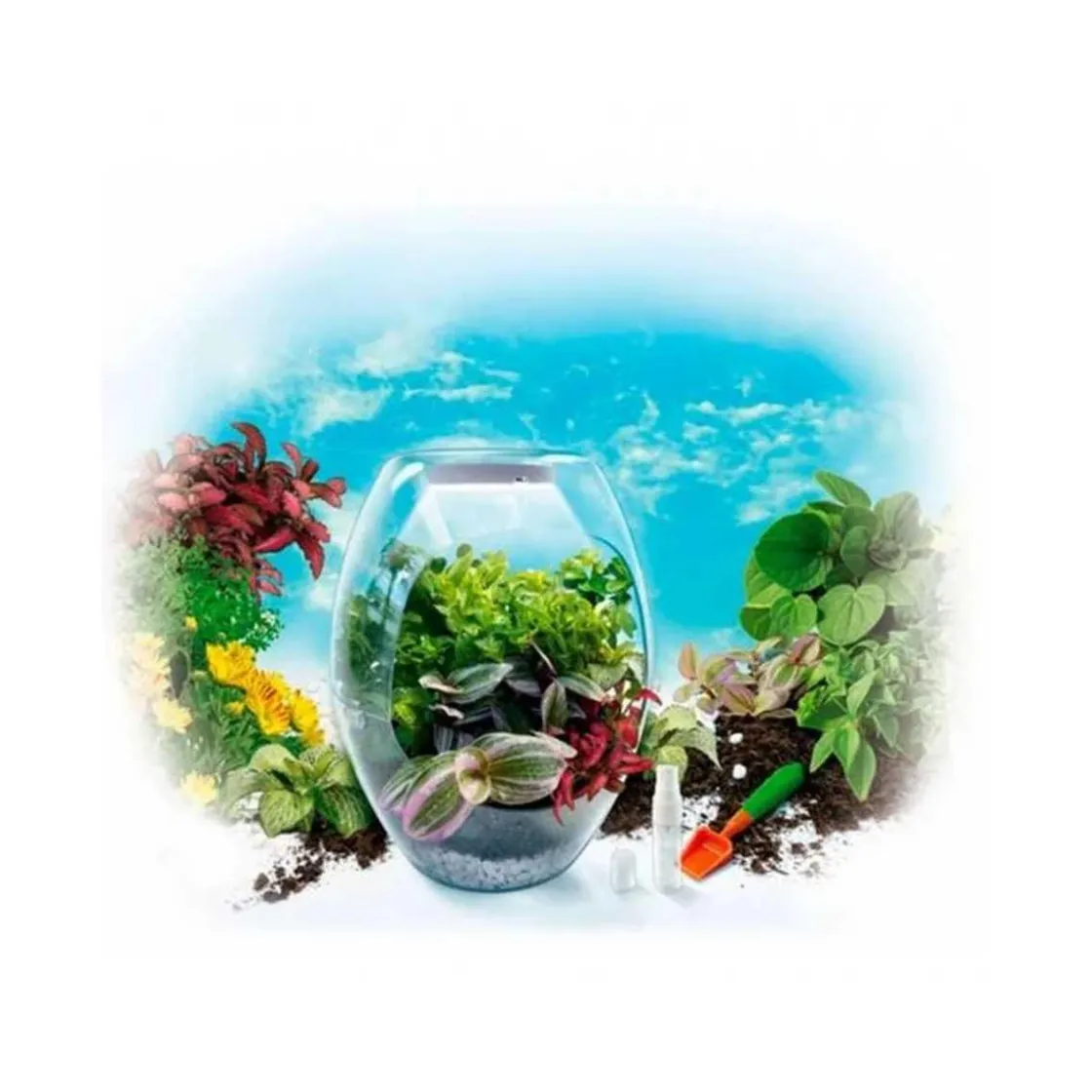 CEFA Toys - Terrario educativo con luz y libro guía Botani Plus ㅤ