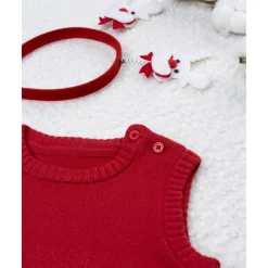 Prenatal Chaleco bebé rojo con bordados* Niño·Bebé Niño 3-36 Meses|Bebé Niño 3-36 Meses·Jerséis Y Cardigans