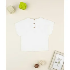 Prenatal Chaleco de niña blanco bordado* Niña·Bebé Niña 3-36 Meses|Bebé Niña 3-36 Meses·Jerséis Y Cardigans