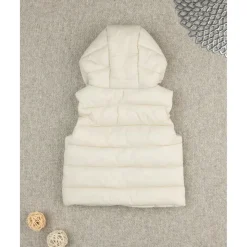 Prenatal Chaleco infantil blanco de nylon reciclado* Niño·Bebé Niño 3-36 Meses|Bebé Niño 3-36 Meses·Jerséis Y Cardigans