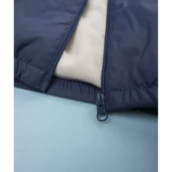 Prenatal Chaqueta cortavientos azul con forro polar