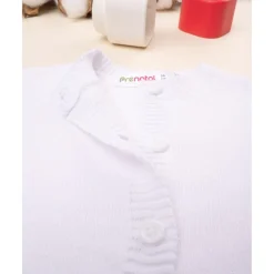 Prenatal Chaqueta de punto blanca tricot conjunto de bebé* Primeras Salidas·Cardigans|Recién Nacido·Primeras Salidas