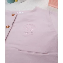 Prenatal Chaqueta niña rosa con bordado de corazón* Bebé Niña 3-36 Meses·Jerséis Y Cardigans|Niña·Bebé Niña 3-36 Meses