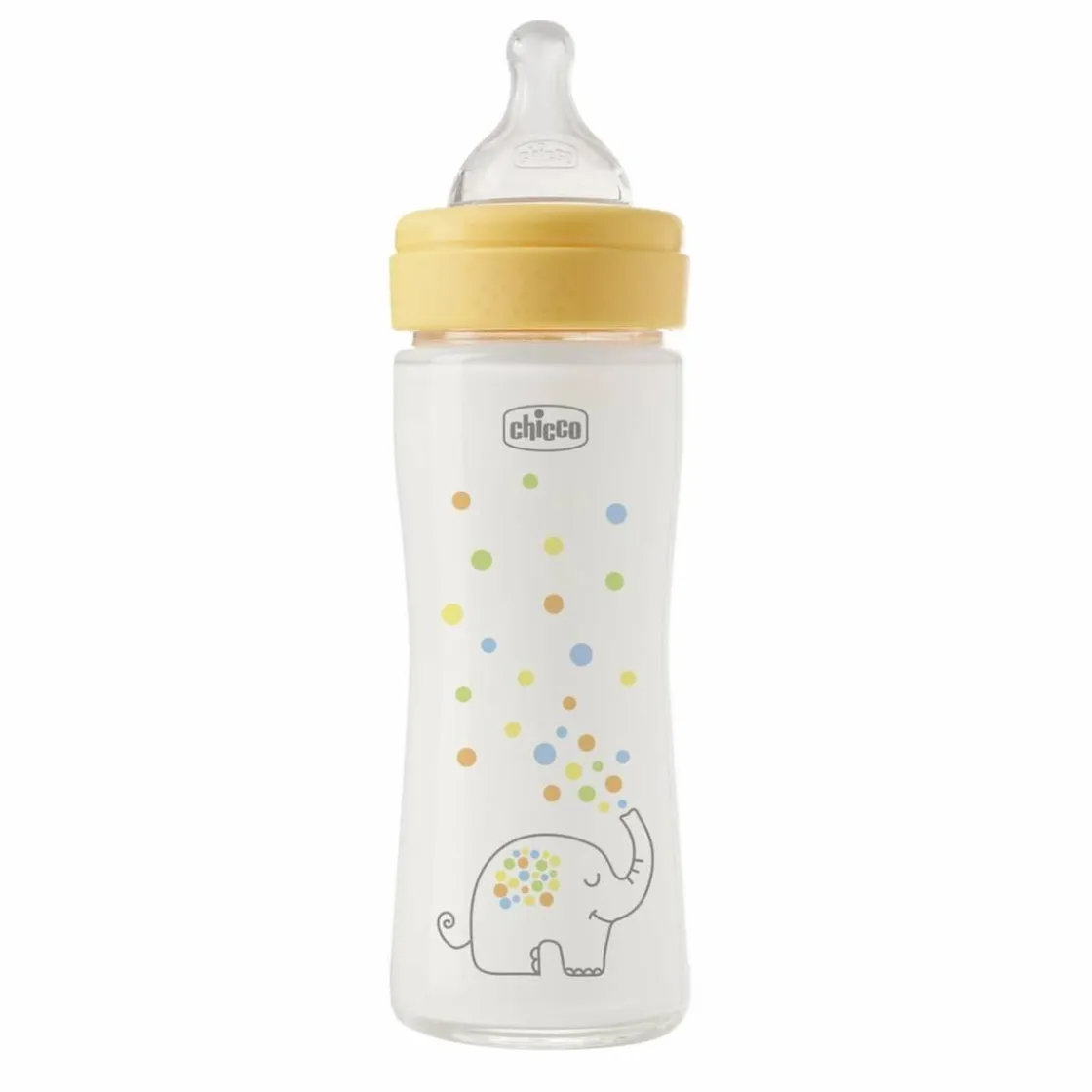 CHICCO - Biberón Perfect Easy 240ml - Amarillo* Biberones Y Chupetes·Biberones