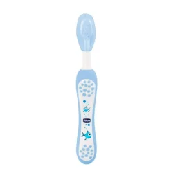 CHICCO - Cepillo dental suave azul