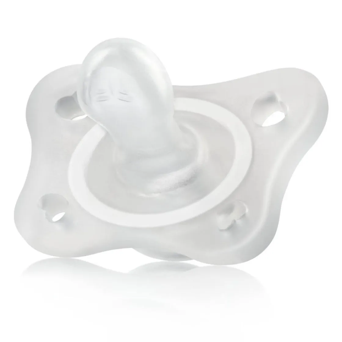 CHICCO - Chupete Physio Mini Soft 0-2M - Transparente