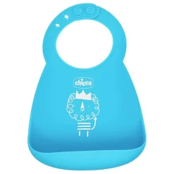 CHICCO - Conjunto silicona Easy Start Azul* Preparación Comida Y Accesorios·Platos Y Cubiertos Infantiles