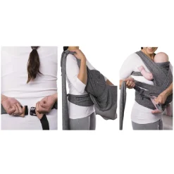 BOPPY Chicco - Fular portabebés ComfyFit Evolution gris* Portabebés Y Bici·Portabebés Y Mochilas