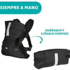 CHICCO - Marsupio EasyFit Negro* Portabebés Y Bici·Portabebés Y Mochilas