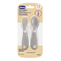 CHICCO - Mi Primer Set de Cubiertos 12M+