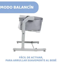 CHICCO - Minicuna Next2Me Magic Evo Grey Mist* Descanso·Minicunas Y Reductores