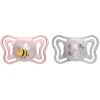 CHICCO - Pack 2 chupetes Physio Light 2-6M - Rosa (Varios modelos)