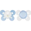 CHICCO - Pack 2 Chupetes Physio Comfort silicona 0-6M Azul* Biberones Y Chupetes·Chupetes
