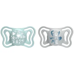 CHICCO - Pack 2 chupetes Physio Light 2-6M - Azul (Varios modelos)* Biberones Y Chupetes·Chupetes