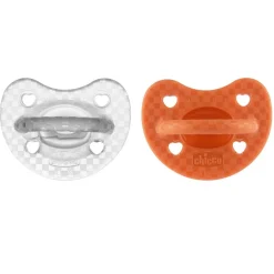 CHICCO - Pack 2 chupetes PhysioForma Luxe 16-36M - Naranja* Biberones Y Chupetes·Chupetes