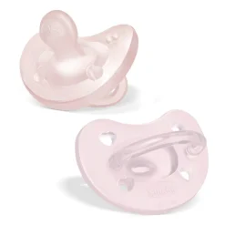 CHICCO - Pack 2 chupetes PhysioForma Soft 2-6M - Rosa* Biberones Y Chupetes·Chupetes