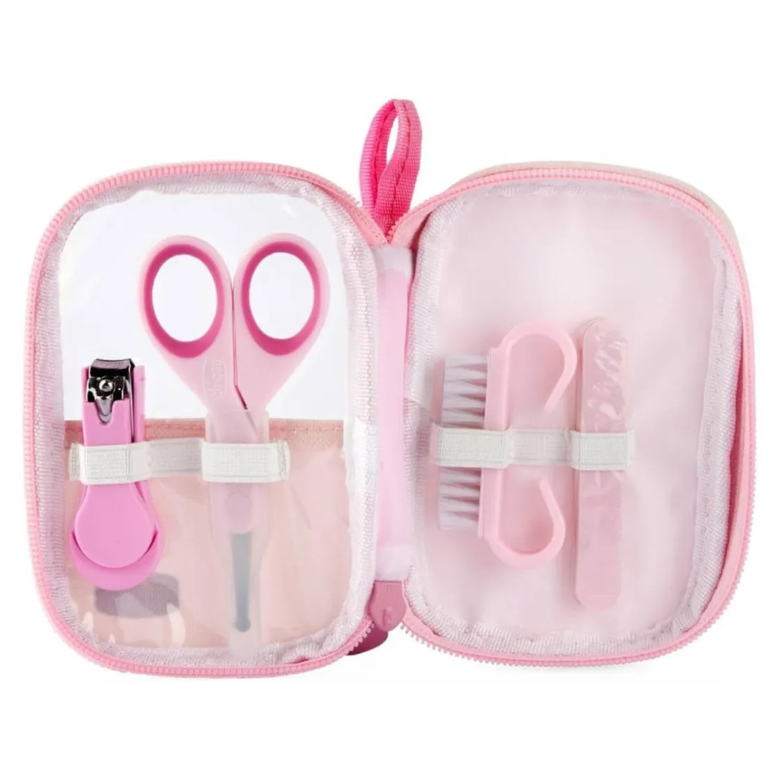 CHICCO - Set Cuidado de Uñas - Happy Hands Rosa