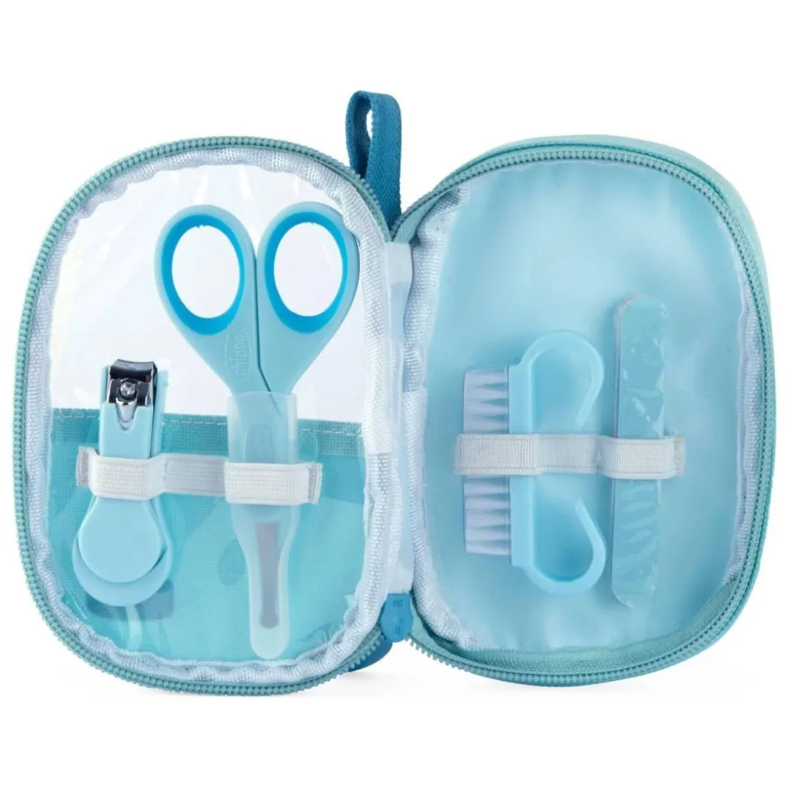 CHICCO - Set Cuidado de Uñas - Happy Hands Azul