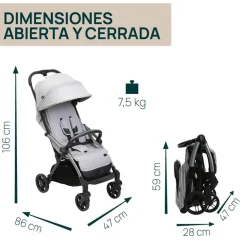 CHICCO - Silla de paseo Goody XPlus Pearl Grey* Sillas De Paseo Y Accesorios·Sillas De Paseo