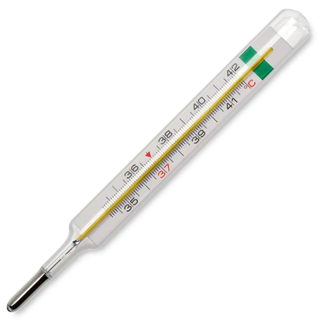 CHICCO - Termómetro clínico Thermo Eco vidrio* Cuidado·Balanzas Y Termómetros