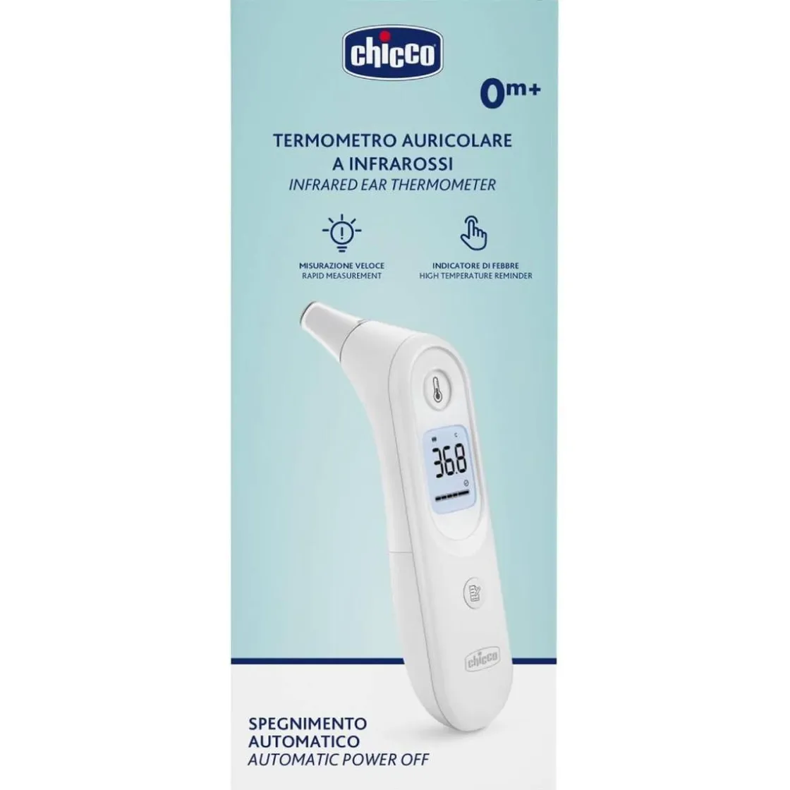 CHICCO - Termómetro de oído Infrarrojos