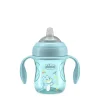 CHICCO - Vaso de Transición 4M+ 200ml - Azul* Preparación Comida Y Accesorios·Tazas Y Vasos