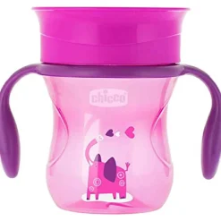 CHICCO - Vaso perfect 360 rosa* Preparación Comida Y Accesorios·Tazas Y Vasos