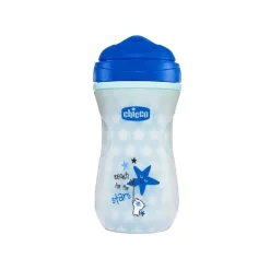CHICCO - Vaso termo luminoso azul