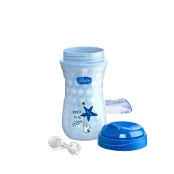 CHICCO - Vaso termo luminoso azul