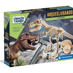 CLEMENTONI - Arqueojugando T-Rex Gigante ㅤ