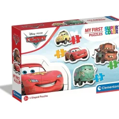CLEMENTONI - Cars - Puzzle progresivo Cars de 3-6-9-12 piezas ㅤ