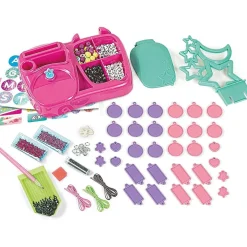 CLEMENTONI - Charms Lab hacer pulseras, collares y encantos multicolor juego creativo ㅤ* Estilo De Vida