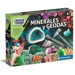 CLEMENTONI - Juego educativo de ciencia: Minerales y geodas multicolor, tamaño mediano* Steam